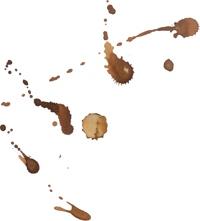 Coffee Splatter Stains